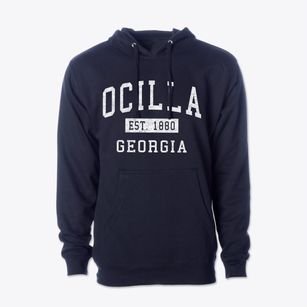 Ocilla Georgia Classic Established Cotton Hoodie Sweatshirt