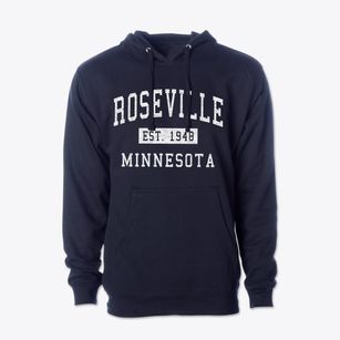 Roseville Minnesota Classic Established Cotton Hoodie Sweatshirt