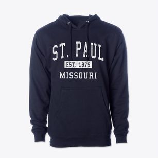 St. Paul Missouri Classic Established Cotton Hoodie Sweatshirt