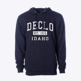 Declo Idaho Classic Established Cotton Hoodie Sweatshirt