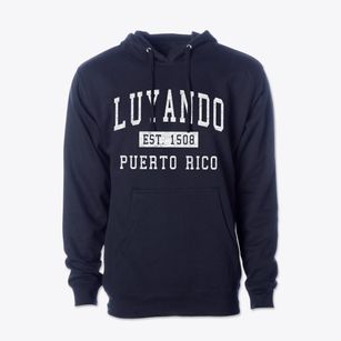 Luyando Puerto Rico Classic Established Cotton Hoodie Sweatshirt