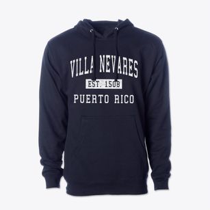 Villa Nevares Puerto Rico Classic Established Cotton Hoodie Sweatshirt