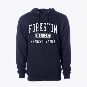 Forkston Pennsylvania Classic Established Cotton Hoodie Sweatshirt