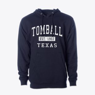 Tomball Texas Classic Established Cotton Hoodie Sweatshirt
