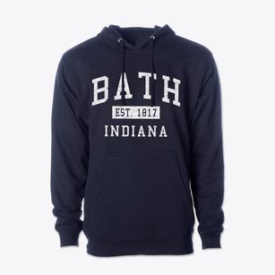 Bath Indiana Classic Established Cotton Hoodie Sweatshirt