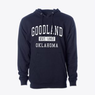 Goodland Oklahoma Classic Established Cotton Hoodie Sweatshirt