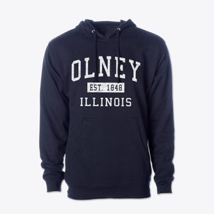 Olney Illinois Classic Established Cotton Hoodie Sweatshirt