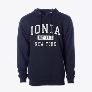 Ionia New York Classic Established Cotton Hoodie Sweatshirt