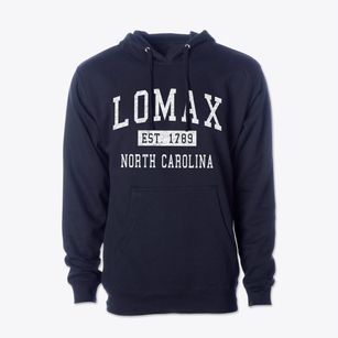 Lomax North Carolina Classic Established Cotton Hoodie Sweatshirt