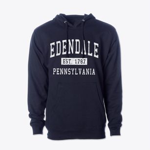 Edendale Pennsylvania Classic Established Cotton Hoodie Sweatshirt