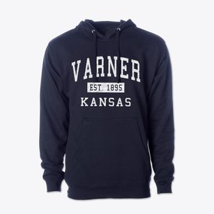 Varner Kansas Classic Established Cotton Hoodie Sweatshirt