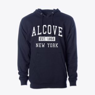Alcove New York Classic Established Cotton Hoodie Sweatshirt