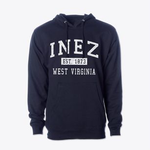 Inez West Virginia Classic Established Cotton Hoodie Sweatshirt