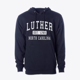 Luther North Carolina Classic Established Cotton Hoodie Sweatshirt