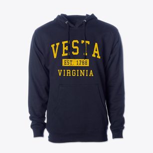 Vesta Virginia Classic Established Cotton Hoodie Sweatshirt