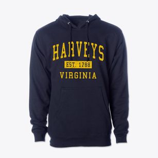 Harveys Virginia Classic Established Cotton Hoodie Sweatshirt