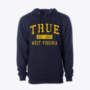 True West Virginia Classic Established Cotton Hoodie Sweatshirt