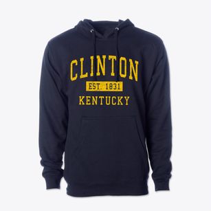 Clinton Kentucky Classic Established Cotton Hoodie Sweatshirt