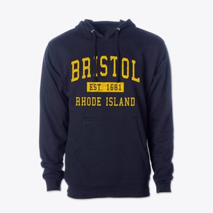 Bristol Rhode Island Classic Established Cotton Hoodie Sweatshirt
