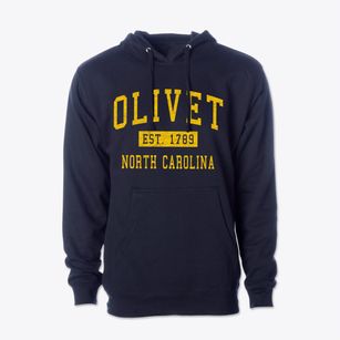 Olivet North Carolina Classic Established Cotton Hoodie Sweatshirt