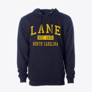 Lane North Carolina Classic Established Cotton Hoodie Sweatshirt