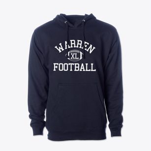 Warren High School Classic Football Cotton Hoodie Sweatshirt