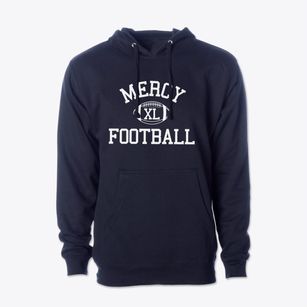 Mercy High School Classic Football Cotton Hoodie Sweatshirt