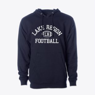 Lake Region High School Classic Football Cotton Hoodie Sweatshirt