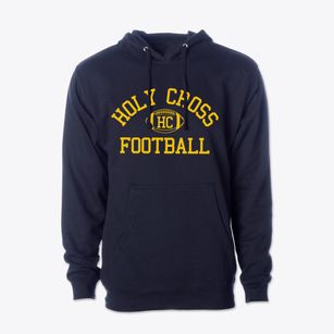Holy Cross Lutheran School Classic Football Cotton Hoodie Sweatshirt
