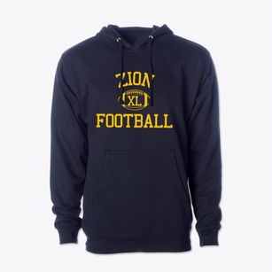 Zion Lutheran School Classic Football Cotton Hoodie Sweatshirt