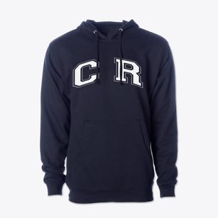 C R Sundwall Center Varsity Arch Cotton Hoodie Sweatshirt