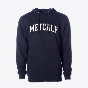Metcalf Elementary School Varsity Arch Cotton Hoodie Sweatshirt