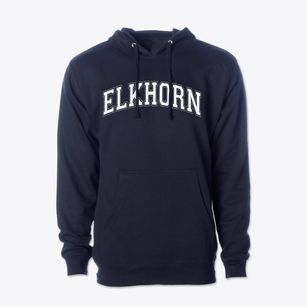 Elkhorn School Varsity Arch Cotton Hoodie Sweatshirt