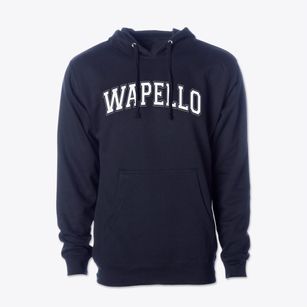 Wapello Elementary School Varsity Arch Cotton Hoodie Sweatshirt