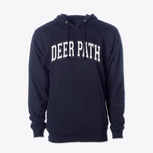 Deer Path Middle Varsity Arch Cotton Hoodie Sweatshirt