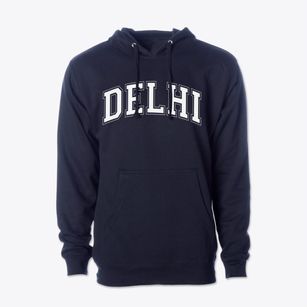 Delhi Junior High School Varsity Arch Cotton Hoodie Sweatshirt