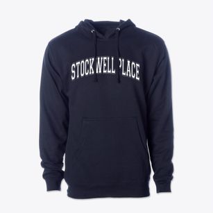 Stockwell Place Elementary School Varsity Arch Cotton Hoodie Sweatshirt