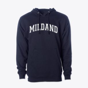 Mildand Academy Varsity Arch Cotton Hoodie Sweatshirt