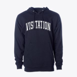 Visitation Elementary School Varsity Arch Cotton Hoodie Sweatshirt