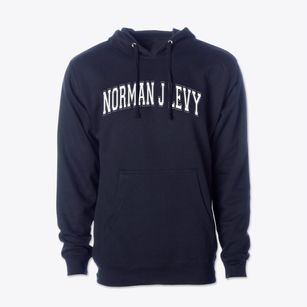 Norman J Levy Lakeside Elementary School Varsity Arch Cotton Hoodie Sweatshirt