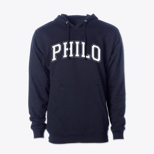 Philo School Of Discovery & Exploration Varsity Arch Cotton Hoodie Sweatshirt