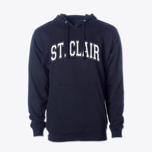 Saint Clair Elementary School Varsity Arch Cotton Hoodie Sweatshirt