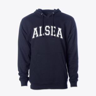 Alsea School Varsity Arch Cotton Hoodie Sweatshirt
