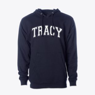 Edward Tracy Elementary School Varsity Arch Cotton Hoodie Sweatshirt