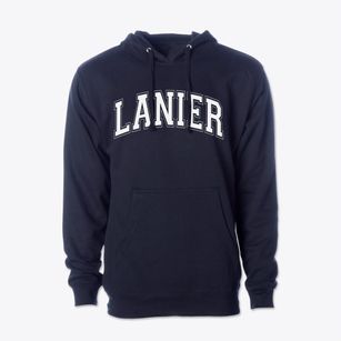 Lanier Junior High School Varsity Arch Cotton Hoodie Sweatshirt