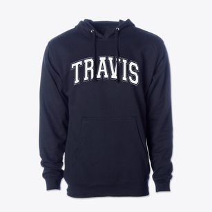 Travis Elementary School Varsity Arch Cotton Hoodie Sweatshirt