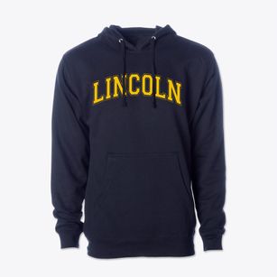 Lincoln Junior High School Varsity Arch Cotton Hoodie Sweatshirt