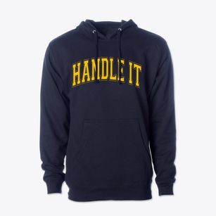 Handle It Prep Academy Varsity Arch Cotton Hoodie Sweatshirt
