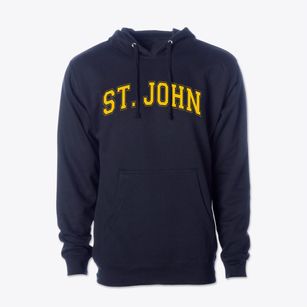 Saint John Elementary School Varsity Arch Cotton Hoodie Sweatshirt