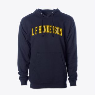 L F Henderson Intermediate School Varsity Arch Cotton Hoodie Sweatshirt